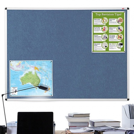 Eco-Colour Noticeboard - Fire Retardant